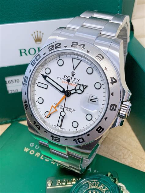 rolex explorer 2 42mm white